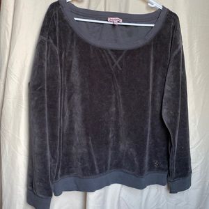 Juicy courture velvet crewneck